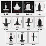 415 PCS Car Retainer Clips Assortment Car Panel Trim Plastic Fasteners Rivet Clips Set, 415 PCS