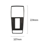 Car Carbon Fiber Reading Lamp Frame Decorative Sticker for Mercedes-Benz W204 2007-2013 / W212 2010-2012, Reading Lamp Frame