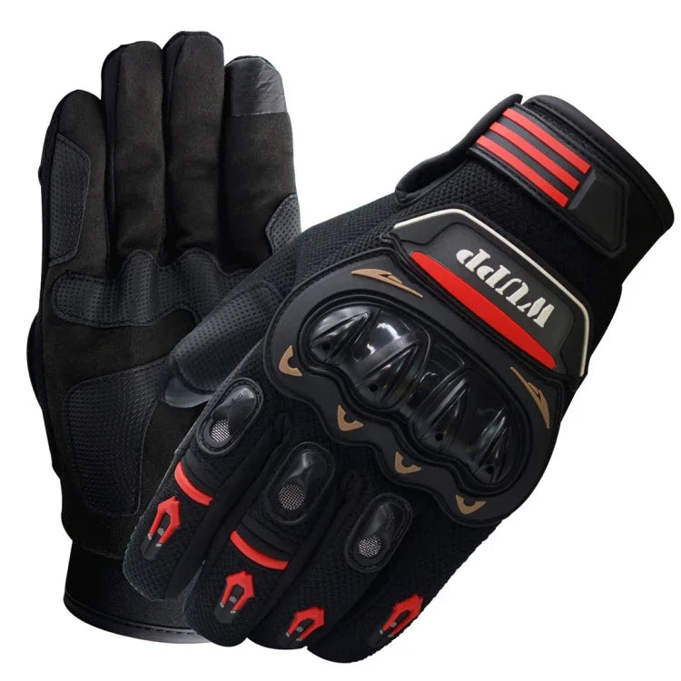 Luvas de Motociclo WUPP, Toque no Ecrã, Impermeáveis, Respiráveis, Resistentes ao Desgaste, Antiderrapantes, Luvas de Proteção de Dedo Inteiro para Verão e Inverno, Tamanho: XXL, Tamanho: XXL