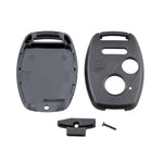Replacement Non-embryo Car Key Case for HONDA 2 + 1 Button Car Keys, without Battery, 2+1