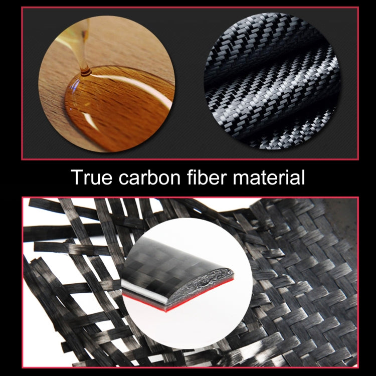 Car Carbon Fiber Cigarette Lighter Panel Frame Decorative Sticker for Volkswagen Touareg, Cigarette Lighter Panel