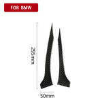 2 PCS Car Carbon Fiber Rearview Mirror Bumper Strip Decorative Sticker for BMW G30 (2018-2019) / G11 (2016-2019), Right Drive without Lens, Rearview Mirror Right Drive without Lens