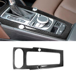 Adesivo Decorativo para Painel de Posição de Velocidades em Fibra de Carbono para Audi 2014-2017 A3, Condução à Esquerda, Posição de Velocidades para A3