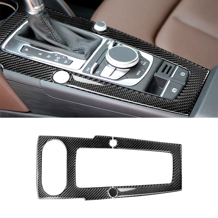 Adesivo Decorativo para Painel de Posição de Velocidades em Fibra de Carbono para Audi 2014-2017 A3, Condução à Esquerda, Posição de Velocidades para A3