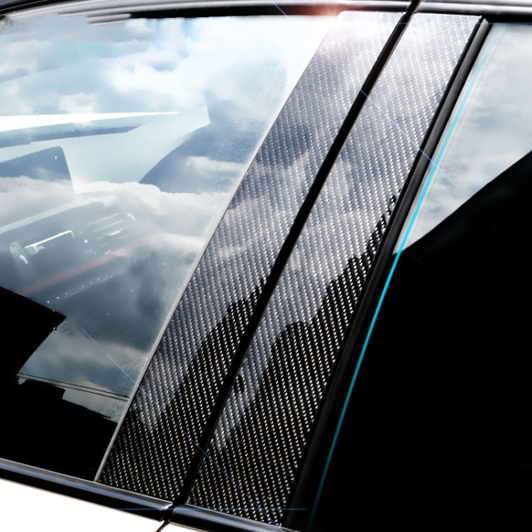 Car Carbon Fiber B Column Decorative Sticker for BMW F10 2011-2017, For BMW F10