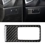 Car Carbon Fiber Headlight Adjustment Frame Decorative Sticker for Mazda Axela 2014 / 2017-2018, Left Drive, Headlight Adjustment Frame (A)