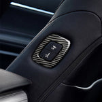 Car Carbon Fiber Seat Adjustment Decorative Sticker for Toyota Eighth Generation Camry 2018-2019, Left Drive, Seat Adjustment