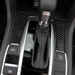 Car Carbon Fiber Gear Position Panel Decorative Sticker for Honda Tenth Generation Civic 2016-2019, Gear Position Pane