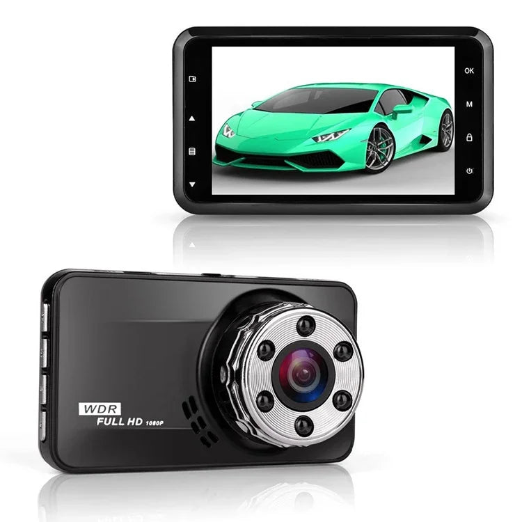 Gravador de Condução Oculto USB para Carro T638, Monitor de Vídeo de Reversão com Visão Noturna HD, T638
