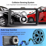Gravador de Condução Oculto USB para Carro T638, Monitor de Vídeo de Reversão com Visão Noturna HD, T638