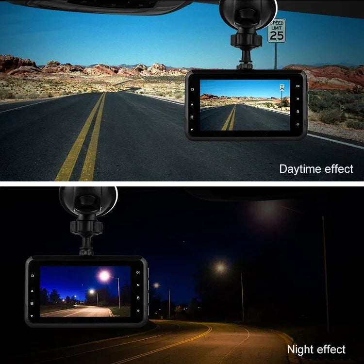 Gravador de Condução Oculto USB para Carro T638, Monitor de Vídeo de Reversão com Visão Noturna HD, T638
