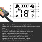 Tsattine T10 IP68 Dispositivo Impermeável para Treino de Cães 2000FT com Luz LCD, T10