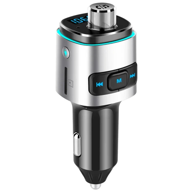 BC42 Bluetooth 5.0 Lâmpada Atmosférica Colorida Multifuncional para Carro MP3 Player, Suporta Cartão TF & Disco U & FM, BC42