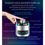 BC42 Bluetooth 5.0 Lâmpada Atmosférica Colorida Multifuncional para Carro MP3 Player, Suporta Cartão TF & Disco U & FM, BC42