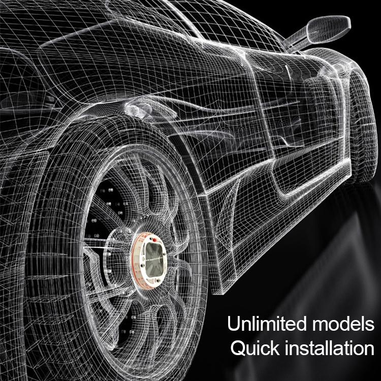 4 PCS Solar LED Car Tire Decoration Flashing Lights Colorful Wheels Hub Atmosphere Lights Infrared Remote Control, Infrared Remote Control