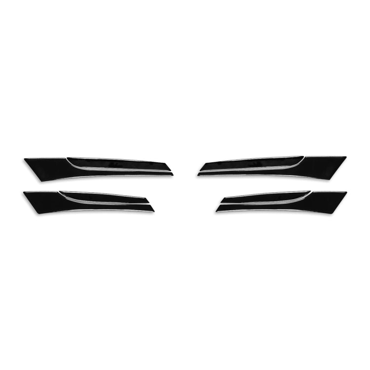 For Mazda 3 Axela 2010-2013 8 in 1 Car Door Push Handle Decorative Sticker, Left and Right Drive Universal, Door Push Handle