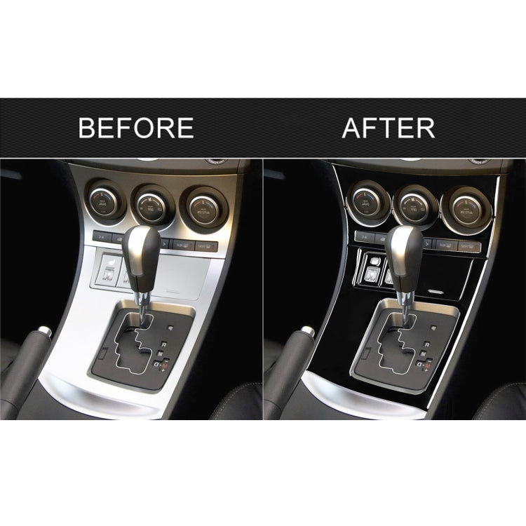 For Mazda 3 Axela 2010-2013 7 in 1 Car AC Gear Frame Set C Decorative Sticker, Right Drive, AC Gear Frame Set C, Right Drive
