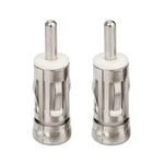 10pcs Car Vehicles Radio Stereo Aerial Antenna Mast Male Adapter DIN Connector Plug, DIN Connector Plug