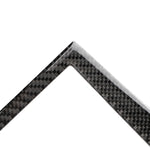 Car Carbon Fiber Navigation Frame Decorative Sticker for Infiniti Q50 / Q60 2014-2020, Navigation Frame