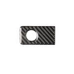 Adesivo Decorativo para Caixa de Armazenamento do Banco do Passageiro Dianteiro em Fibra de Carbono para Infiniti Q50 / Q60 2014-2020, Condução à Esquerda, Caixa de Armazenamento do Banco do Passageiro Dianteiro