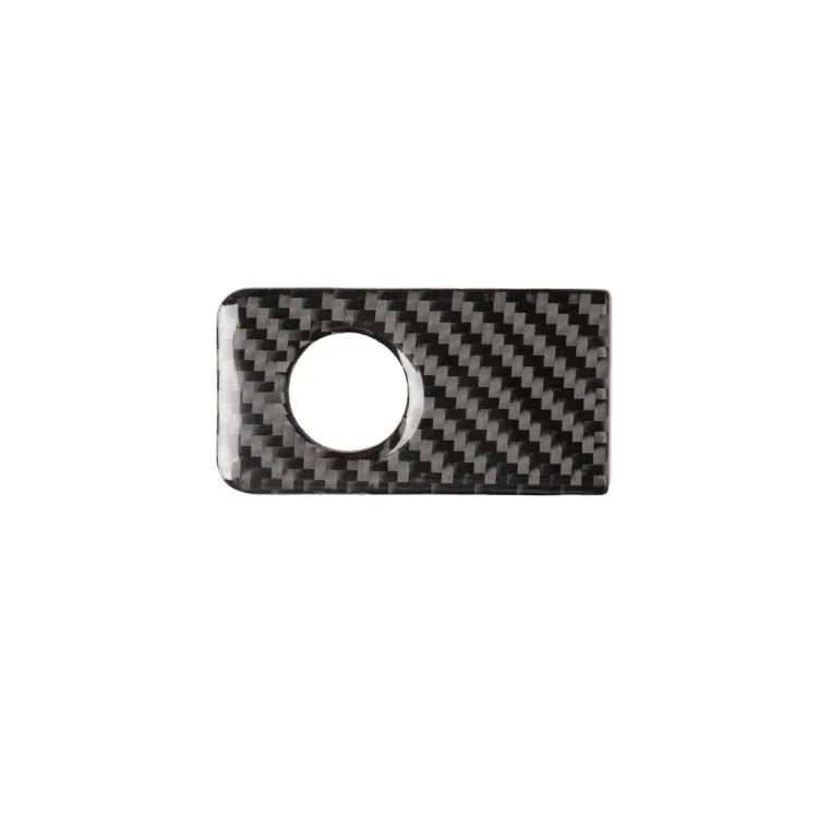 Adesivo Decorativo para Caixa de Armazenamento do Banco do Passageiro Dianteiro em Fibra de Carbono para Infiniti Q50 / Q60 2014-2020, Condução à Esquerda, Caixa de Armazenamento do Banco do Passageiro Dianteiro