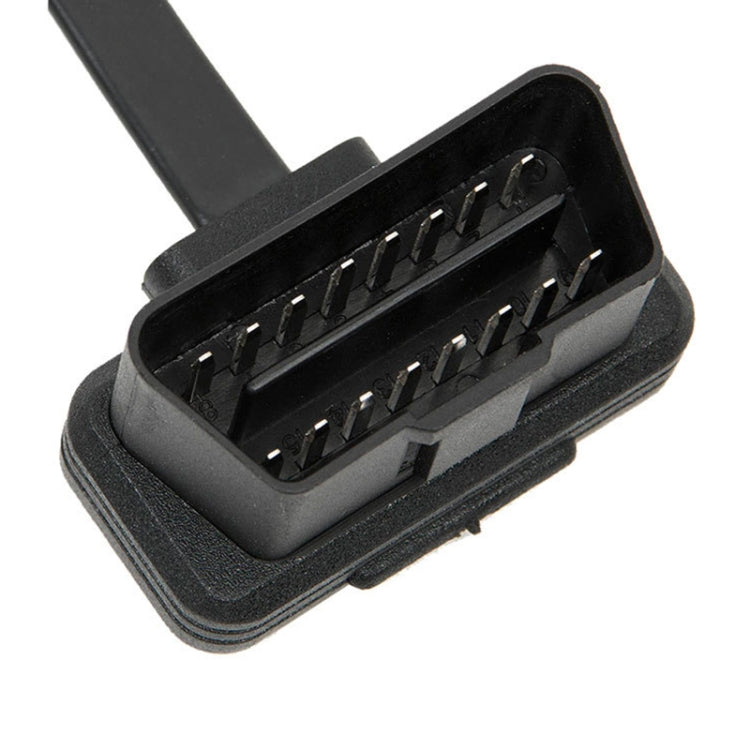 16PIN Car OBD Diagnostic Extended Cable OBD2 Male to Female Cable, Cable Length: 30cm, 30cm