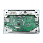 Placa Decodificadora de Leitor MP3 Áudio 12V para Carro Rádio FM Cartão SD USB AUX, com Bluetooth / Controlo Remoto, 12V, 12V (Cinza Prateado)