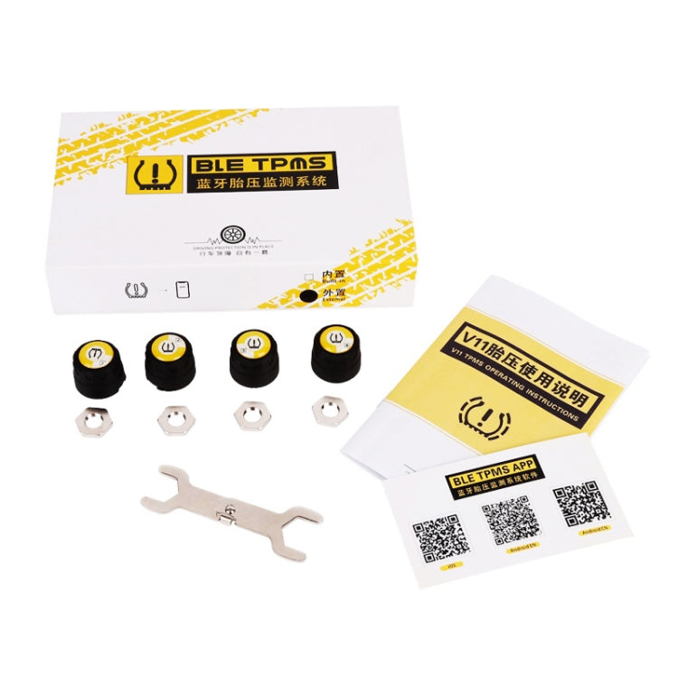 Bluetooth 4.0 TPMS Car External Tire Pressure Monitoring  Pressure Detection System, Car External Tire Pressure Detection System