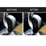 Car Carbon Fiber Center Control Gear Shift Panel Decorative Sticker for Chevrolet Cruze 2009-2015, Left and Right Drive Universal, Gear Shift Panel