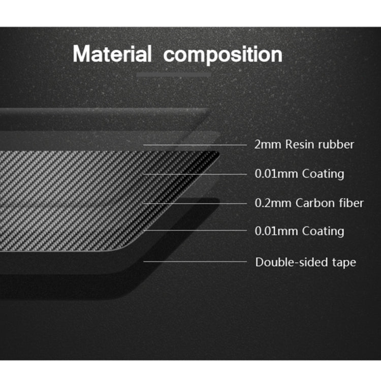 4 PCS Car Carbon Fiber Door Bowl Decorative Sticker for Chevrolet Cruze 2009-2015, Left and Right Drive Universal, Door Bowl