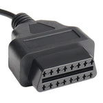 Car OBD 2 Female to USB Connector OBD Plug GPS Cable, Cable Length: 1m, Female to USB