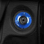 For Mercedes-Benz Metal Ignition Key Ring, Diameter: 4.8cm, For Mercedes-Benz (Blue), For Mercedes-Benz (Red), For Mercedes-Benz (Silver)