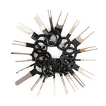 41 in 1 Car Plug Circuit Board Wire Harness Terminal Extraction Pick Connector Crimp Pin Back Needle Remove Tool, 41 in 1