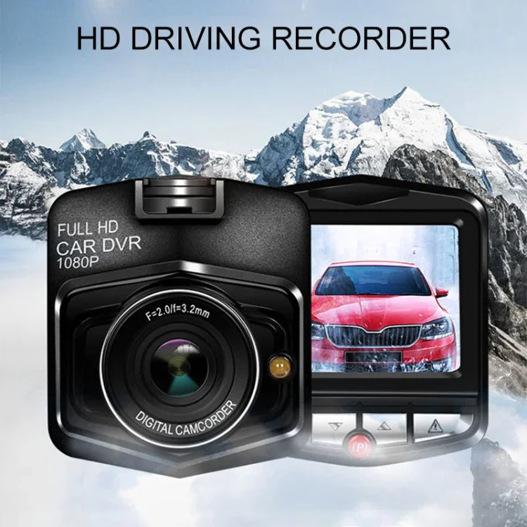 Gravador de Condução DVR de Carro de 2,4 polegadas 480P com Gravação Simples, Suporta Monitorização de Estacionamento / Gravação em Loop (Preto), 2,4 polegadas