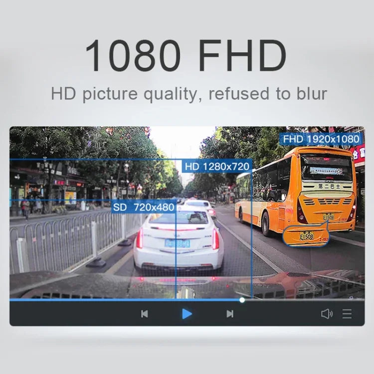Gravador de Condução DVR G30 de Carro de 2,2 polegadas 480P com Gravação Simples, Suporta Monitorização de Estacionamento / Gravação em Loop, 2,2 polegadas