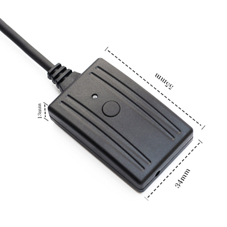 Car AUX Wireless Bluetooth Music Audio Cable + MIC Phone Control Change Song for Alpine KCE-236B 9870/9872, For Alpine KCE-236B 9872