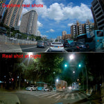 Z30 Gravador de Condução Panorâmico WiFi com Dupla Lente HD 2160P, Visão Noturna Sem Luz, 360 Graus, Versão GPS, Z30 Versão GPS