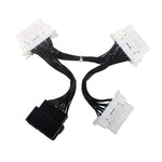ELM327 OBD2 16Pin Male to 3 Female Car Diagnostic Cable, 16Pin Male to 3 Female