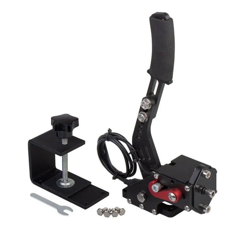 Manete Analógica Linear Modificada 14bit USB para Jogo de Corrida PC Sistema Win, com Suporte, com Suporte