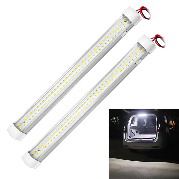 2 PCS ZS-3332 12-85V High Bright 72LEDs RV Dome Light Cabin Light Bar, ZS-3332