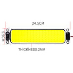 2 PCS ZS-3343 DC12-24V High Bright 108 COB Lamp Beads Car Dome Light Cabin Light Bar, ZS-3343