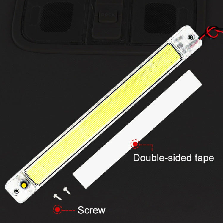 2 PCS ZS-3348 DC12-24V High Bright 84 COB Lamp Beads Car Dome Light Cabin Light Bar, ZS-3348