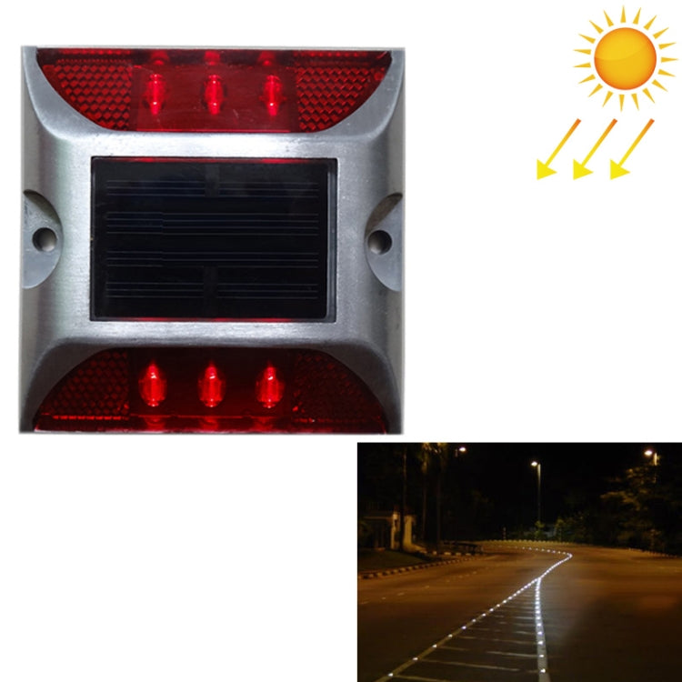 Luz Solar Quadrada para Marcador de Estrada Luz de Orientação para Carros Luz de Desaceleração Rodoviária, Versão Intermitente Brilhante, Versão Intermitente Brilhante