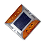 Luz Solar Quadrada para Marcador de Estrada Luz de Orientação para Carros Luz de Desaceleração Rodoviária, Versão Intermitente Brilhante, Versão Intermitente Brilhante