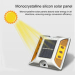 Luz Solar Quadrada para Marcador de Estrada Luz de Orientação para Carros Luz de Desaceleração Rodoviária, Versão Intermitente Brilhante, Versão Intermitente Brilhante