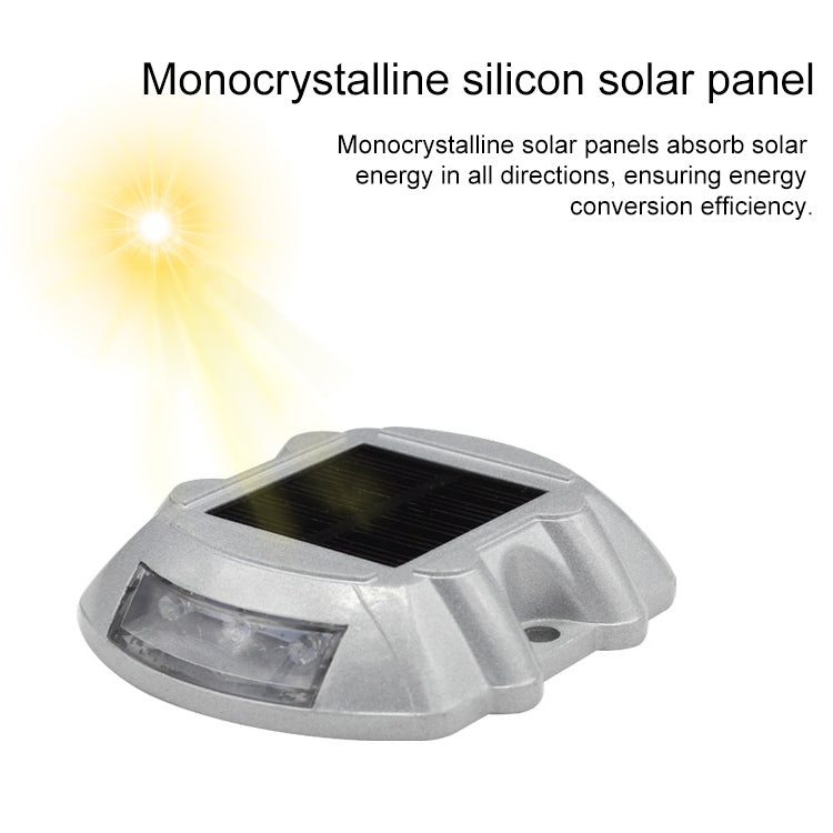 Luz Solar em Forma de Ferradura para Marcador de Estrada Luz de Orientação para Carros Luz de Desaceleração Rodoviária, Versão Intermitente Brilhante, Versão Intermitente Brilhante