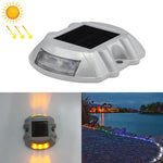 Luz Solar em Forma de Ferradura para Marcador de Estrada Luz de Orientação para Carros Luz de Desaceleração Rodoviária, Versão Intermitente Brilhante, Versão Intermitente Brilhante
