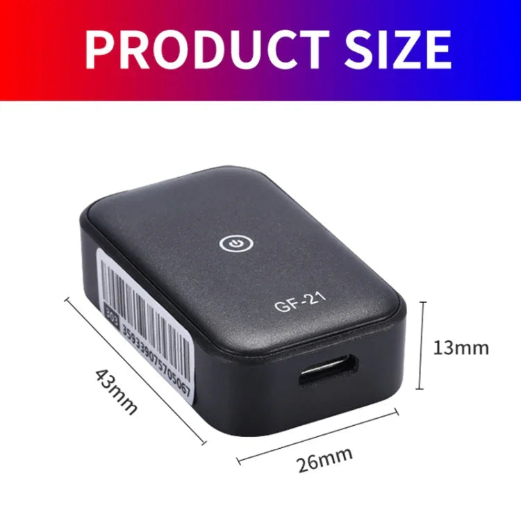 Rastreador GPS 2G para Carro / Animal de Estimação Localizador GPS+LBS+WiFi, GF21