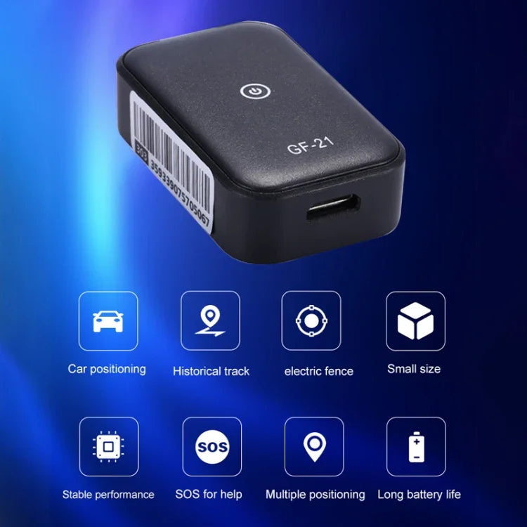 Rastreador GPS 2G para Carro / Animal de Estimação Localizador GPS+LBS+WiFi, GF21