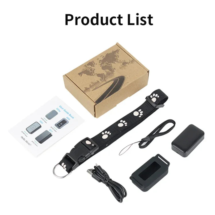 P03 Rastreador GPS para Animais de Estimação 2G à Prova de Água Localizador GPS+AGPS+WiFi+LBS, P03